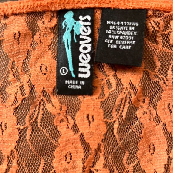 Y2K Weavers lace cami tank vintage fairycore boho layering - Picture 2 of 5